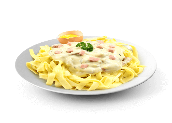 TAGLIATELLES CARBONARA